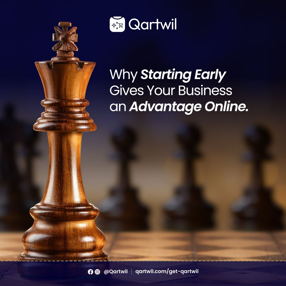 Why Starting Early gives your Business an Advantage Online